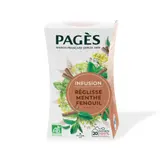 Infusion Menthe Réglisse Fenouil Bio PAGES