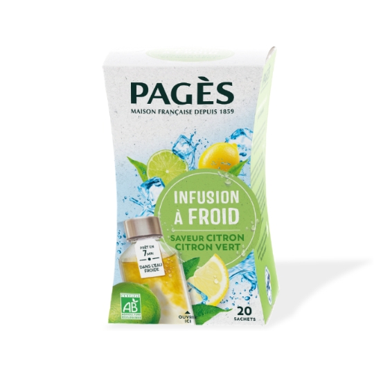 Infusion à Froid Citron Citron Vert Bio PAGES