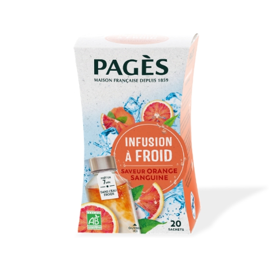 Infusion à Froid Orange Sanguine Détox Bio PAGES