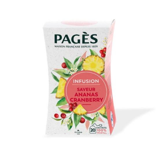 Infusion Saveur Ananas Cranberry PAGES