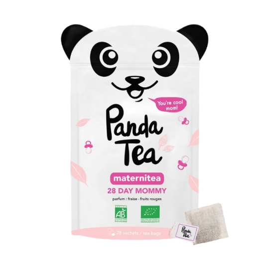 Infusion Maternitea Bio Parfum Fraise Fruits Rouges PANDA TEA