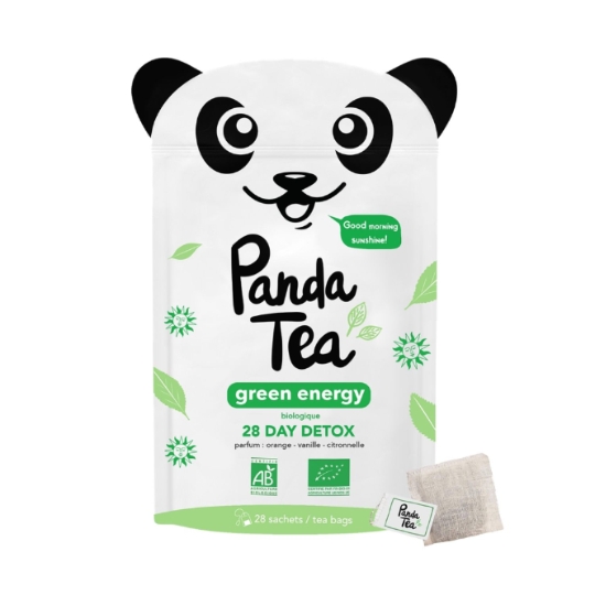 Infusion Green Energy Bio Parfum Orange Vanille Citronnelle PANDA TEA
