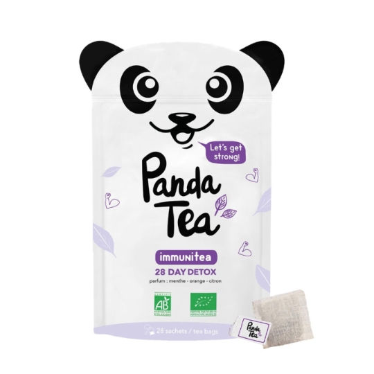Infusion Immunitea Bio Parfum Menthe Orange Citron PANDA TEA