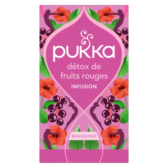Infusion Fruits Rouges Détox Bio PUKKA