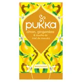 Infusion Citron Gingembre Miel Bio PUKKA
