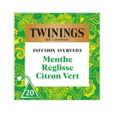 Infusion Menthe Réglisse Citron Vert Ayurveda TWININGS