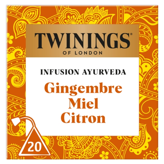 Infusion Gingembre Miel Citron Ayurveda TWININGS