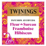 Infusion Fleur de Sureau Framboise Hibiscus Ayurveda TWININGS