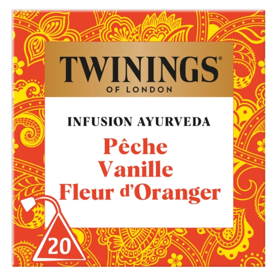 Infusion Fleur d'Oranger Pêche Vanille TWININGS