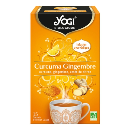 Infusion Curcuma Gingembre YOGI