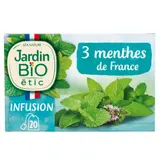 Infusion 3 Menthe Bio JARDIN BIO ETIC