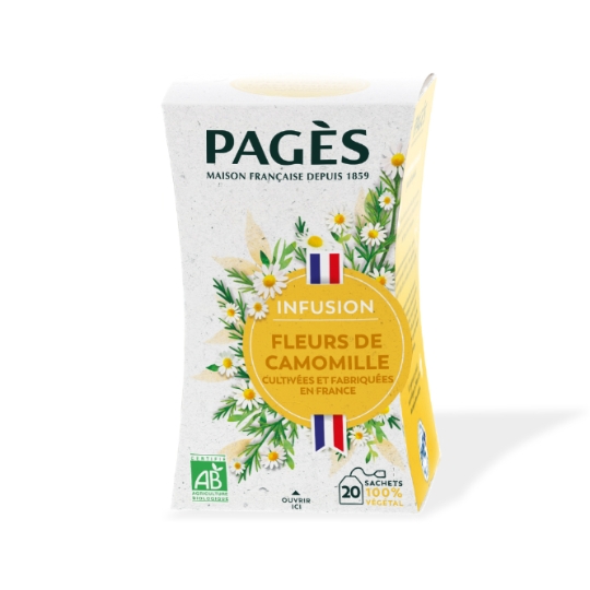 Infusion Fleurs de Camomille Bio PAGES
