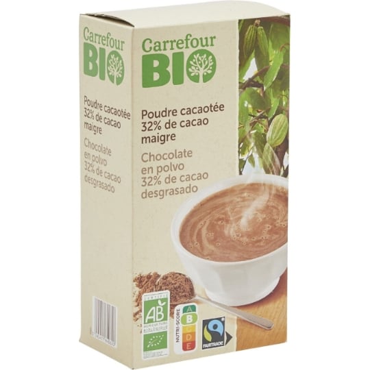 Chocolat en Poudre 32% de Cacao Bio CARREFOUR BIO
