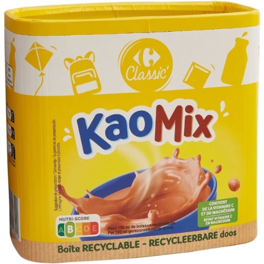 Chocolat poudre Kaomix CARREFOUR CLASSIC'