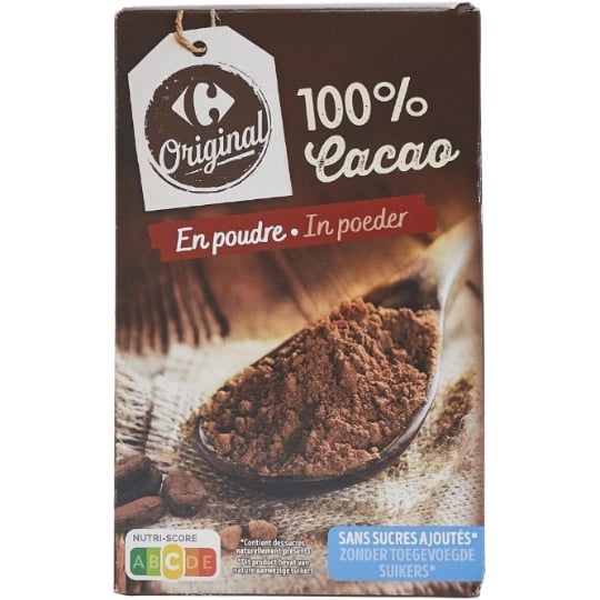 Cacao en Poudre CARREFOUR ORIGINAL