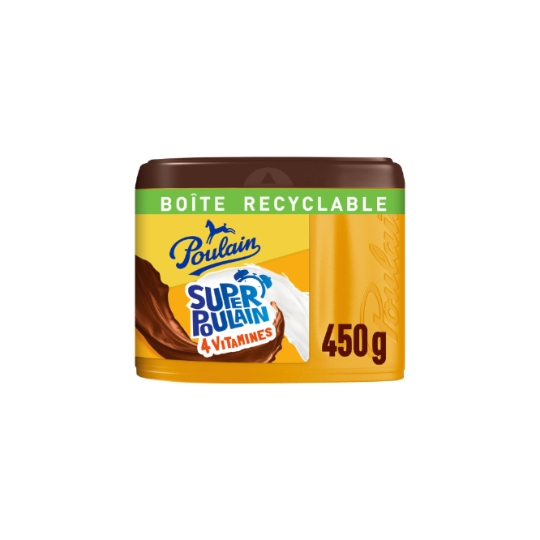 Boisson Chocolatée en Poudre Super Poulain POULAIN