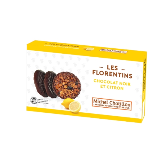 Biscuits Les Florentins Chocolat Noir et Citron MICHEL CHATILLON