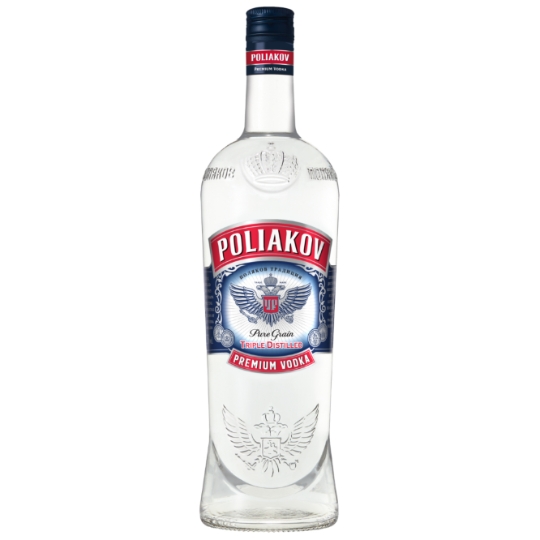 Vodka Pure Grain 37,5% POLIAKOV