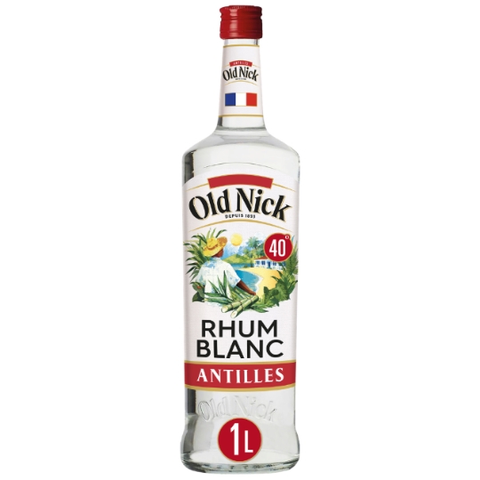 Rhum Blanc Traditionnel des Antilles 40% OLD NICK