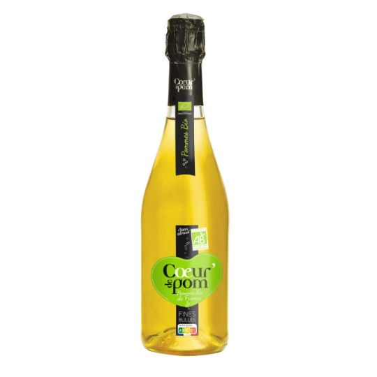 Jus De Pomme Pétillant BIO COEUR DE POM'