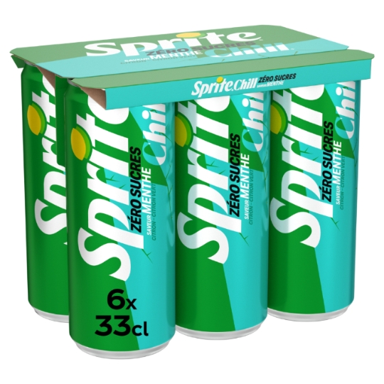 Soda Zéro Sucres Saveur Menthe Citron Vert SPRITE