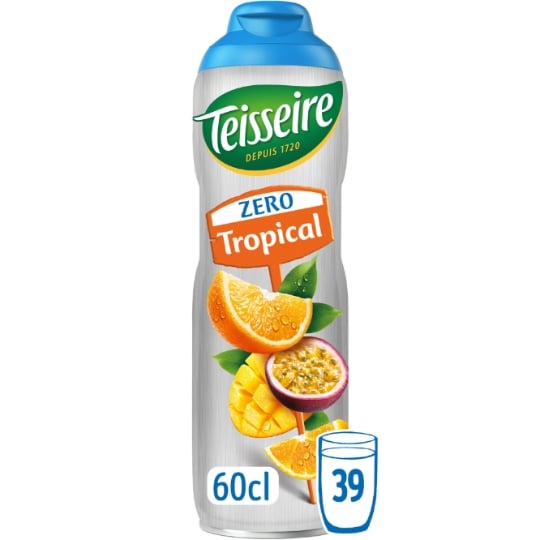Sirop Tropical Zéro Sucres TEISSEIRE