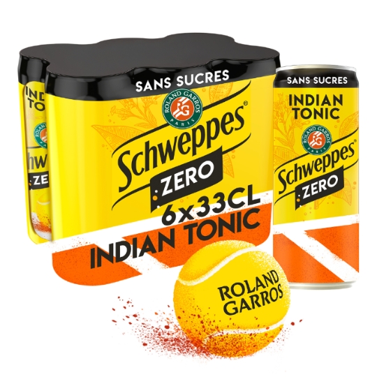 Soda Indian Tonic Zéro Sucres SCHWEPPES