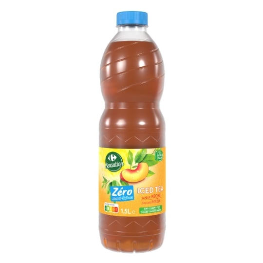Boisson Thé Glacé Pêche Zéro CARREFOUR SENSATION