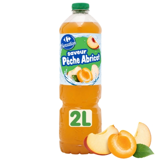 Boisson Saveur Pêche Abricot CARREFOUR SENSATION