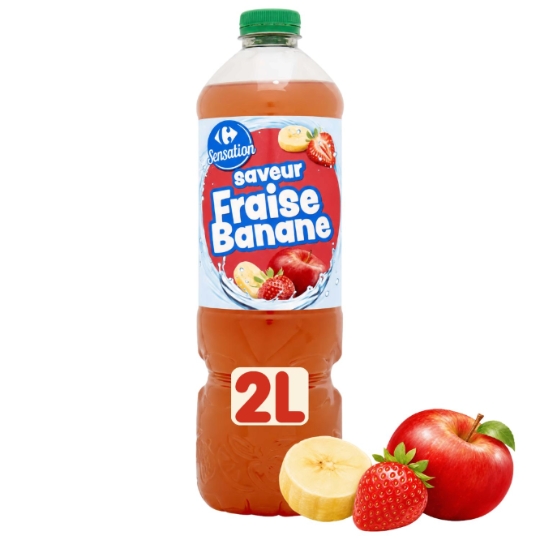 Boisson Saveur Fraise Banane CARREFOUR CLASSIC'