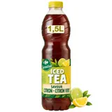 Boisson Thé Glacé Citron et Citron Vert CARREFOUR SENSATION