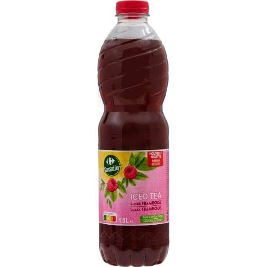 Boisson Thé Glacé Saveur Framboise CARREFOUR SENSATION