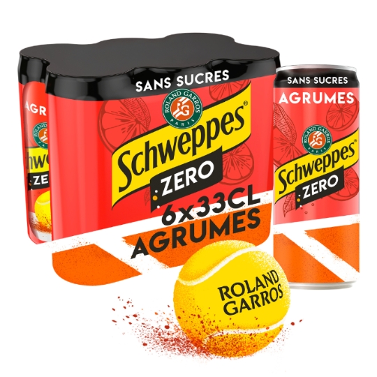 Soda aux Agrumes Zéro Sucres SCHWEPPES
