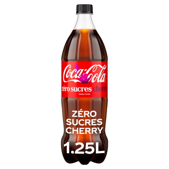Soda au Cola Goût Cherry Zéro Sucres COCA-COLA