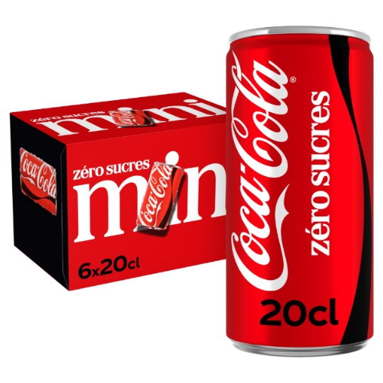 Soda au Cola Zéro Sucres COCA-COLA
