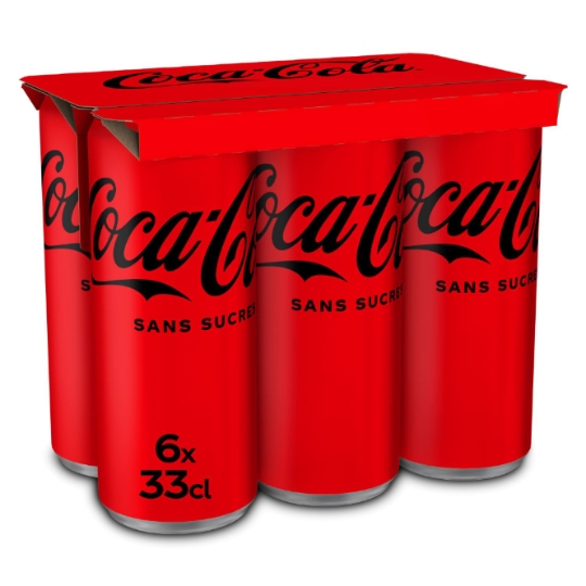 Soda au Cola Zéro Sucres COCA-COLA