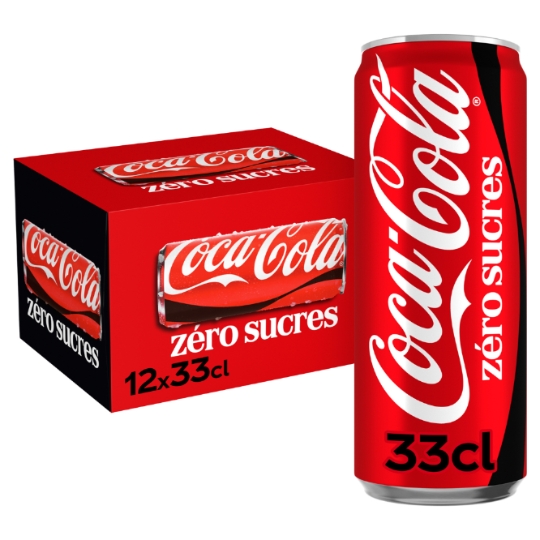 Soda au Cola Zéro Sucres COCA-COLA