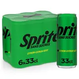 Soda au Citron et Citron Vert Zéro Sucres SPRITE