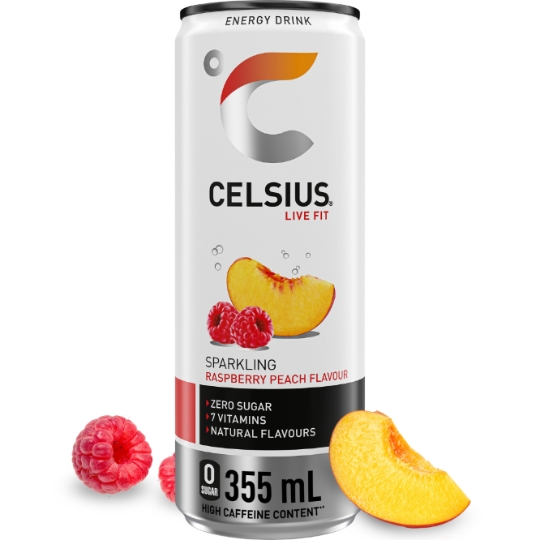 Boisson Énergisante Summer Vibe Pêche Framboise CELSIUS