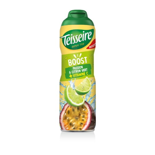 Sirop Boost Passion et Citron Vert Vitamine C TEISSEIRE