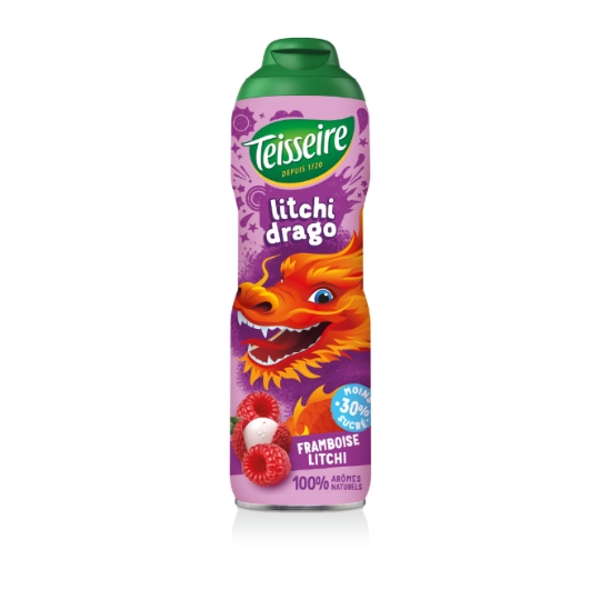 Sirop Drago Framboise et Litchi TEISSEIRE