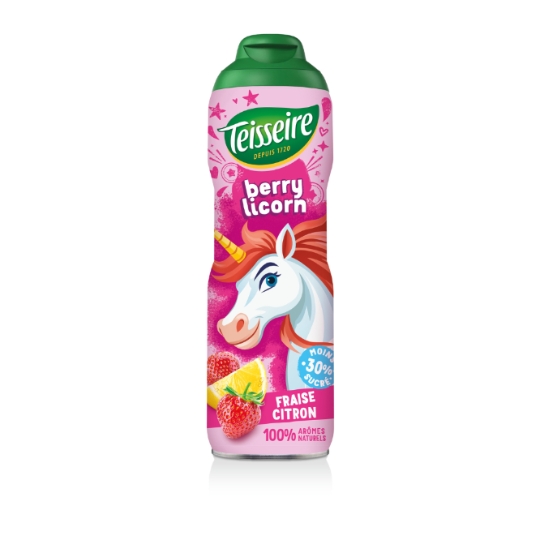 Sirop Licorn Fraise et Citron TEISSEIRE
