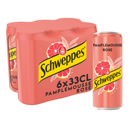 Soda Pamplemousse Rose SCHWEPPES