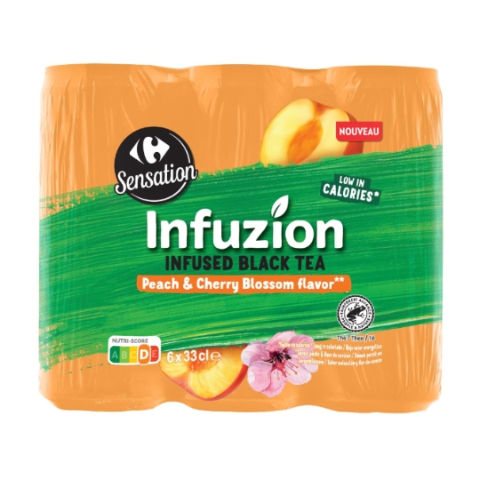 Infuzion pêche CARREFOUR SENSATION