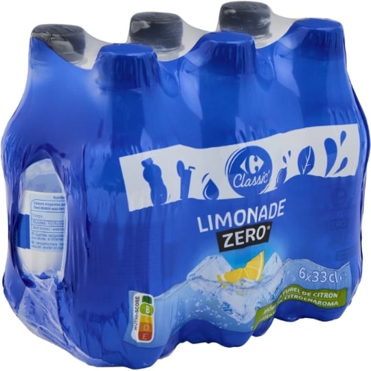 Limonade Zéro Sucres CARREFOUR CLASSIC'