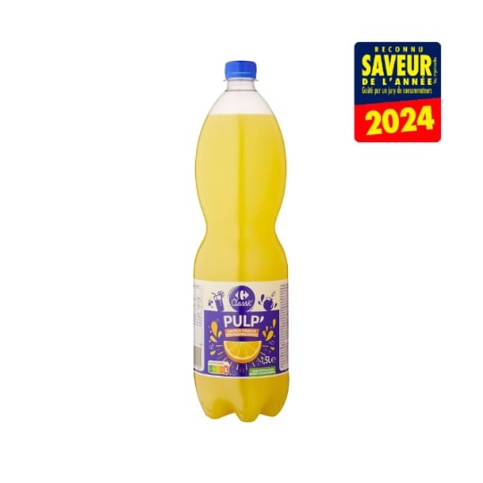 Soda à la Pulp'Orange CARREFOUR CLASSIC'