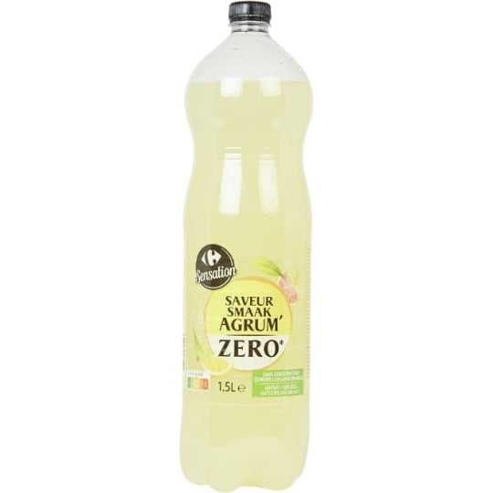 Soda aux Agrumes Sans Sucres Ajoutés CARREFOUR SENSATION