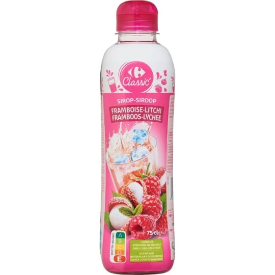 Sirop Framboise Litchi CARREFOUR CLASSIC'