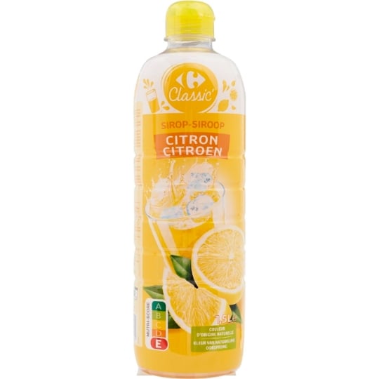 Sirop Citron CARREFOUR CLASSIC'