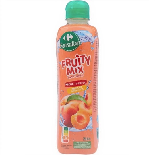 Sirop Pêche Abricot CARREFOUR SENSATION